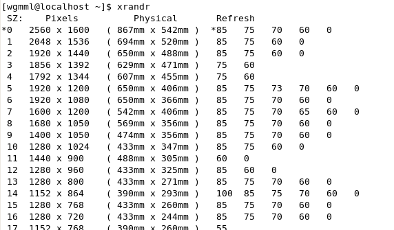 在Linux系統下更改桌面分辨率的方法
