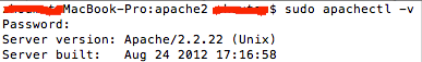 mac os apache 配置方法詳細介紹