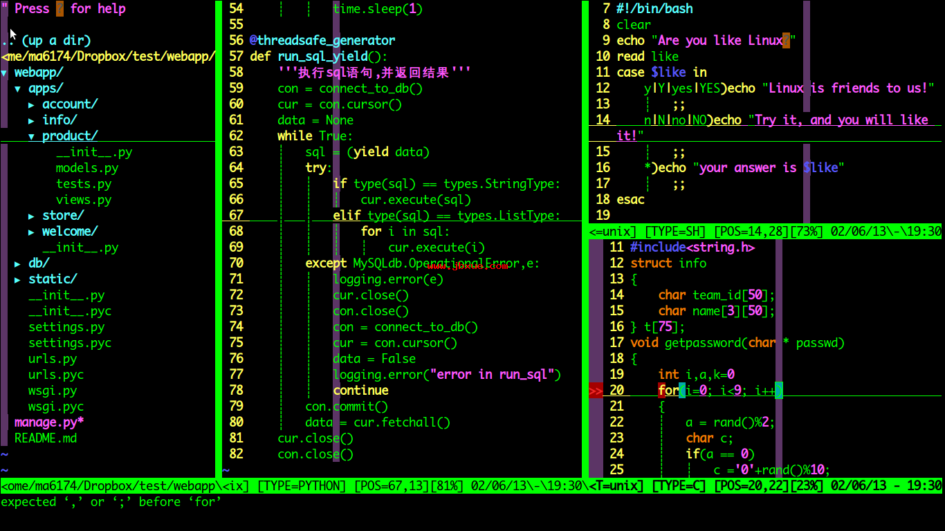 linux vim配置文件(經(jīng)典實用，值得珍藏)