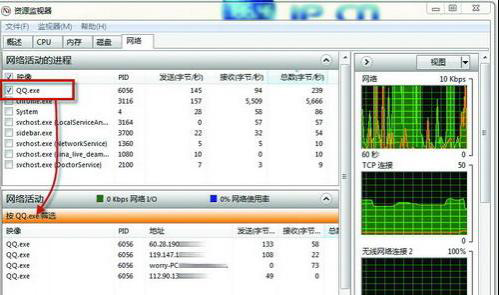 Win7系統利用自帶功能找出QQ好友IP地址圖文教程