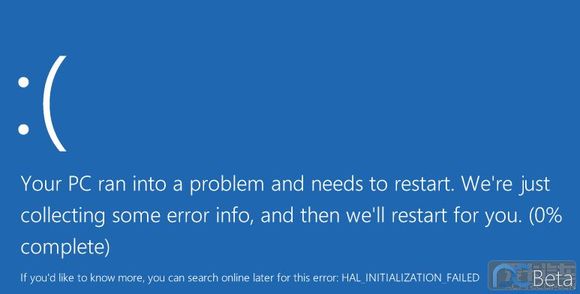 Win8系統(tǒng)HAL_INITIALIZATION_FAILED錯(cuò)誤的原因和解決辦法