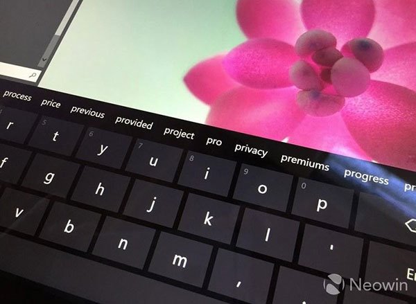Win10的虛擬鍵盤新增了文本預(yù)測功能