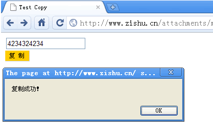 復制Input內容的js代碼_支持所有瀏覽器，修正了Firefox3.5以上的問題
