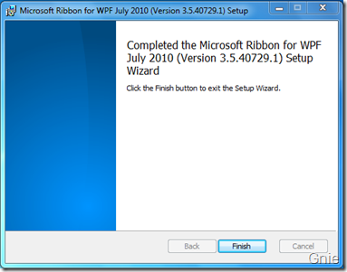 Microsoft Ribbon for WPF 正式發布