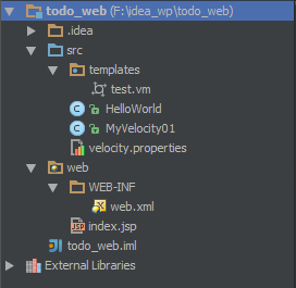 JAVA velocity模板引擎使用實(shí)例
